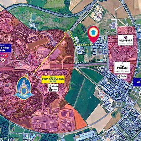 Disneyland-Paris, Studio 2 Pers, Wifi Serris Kültér fotó